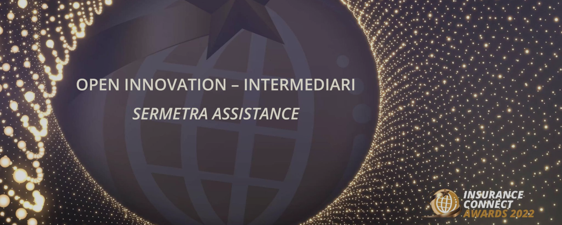 La premiazione di Sermetra Assistance all’Insurance Connect Award 2022